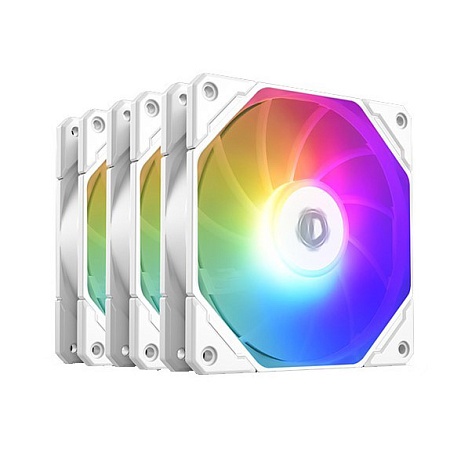 Вентилятор для корпуса ID-COOLING TF-12025-PRO-ARGB TRIO WHITE Вентилятор для корпуса ID-COOLING TF-12025-PRO-ARGB TRIO WHITE