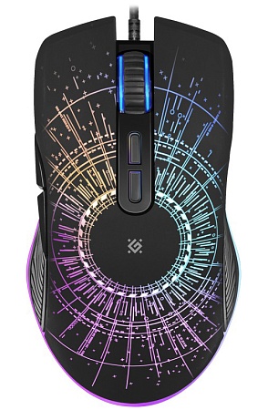 Мышь игровая Defender Sirius GM-660L RGB черный