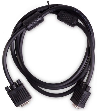 Интерфейсный кабель VGA 15M/15M, экранированный, iPower iPiVGAMM18, 1.8m, OEM