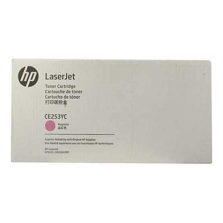 Картридж HP CE253YC пурпурный