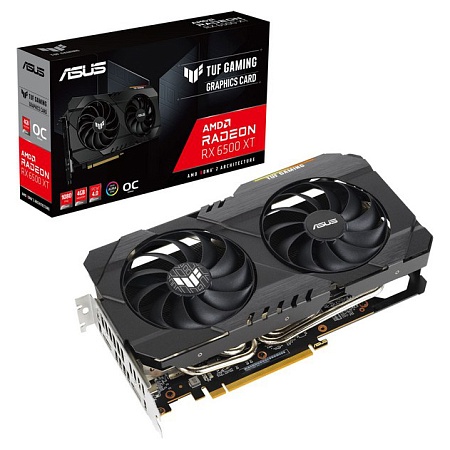 Видеокарта 4Gb ASUS TUF-RX6500XT-O4G-GAMING