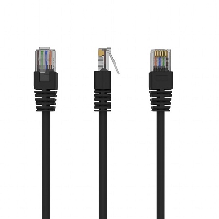 Патч-корд UTP Cablexpert кат. 5e 5м чёрный