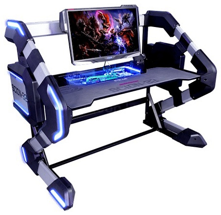 Компьютерный стол игровой E-BLUE EGT546BKAA-IA