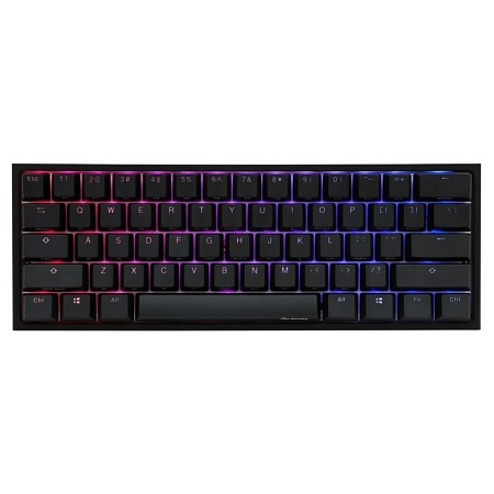 Клавиатура Ducky One 2 Mini, Cherry Blue, RGB LED, UA/RU, Black-White