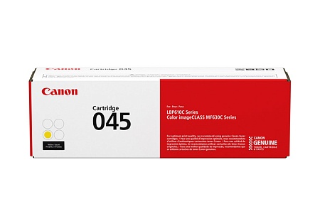Картридж Canon 045 Y лазерный цветной желтый