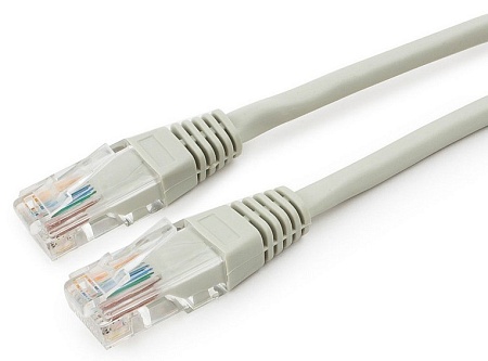 Патч корд UTP 5e-Cat 3 m Cablexpert PP10-3M серый