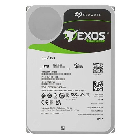 Жесткий диск Seagate Exos X24 ST16000NM002H 16TB Жесткий диск Seagate Exos X24 ST16000NM002H 16TB