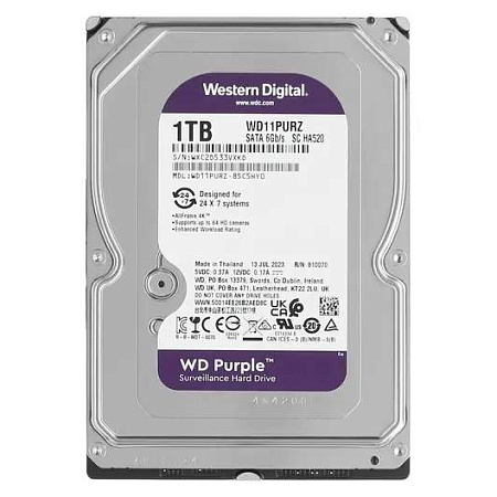 Жесткий диск 1Tb Western Digital Purple WD11PURZ Жесткий диск 1Tb Western Digital Purple WD11PURZ