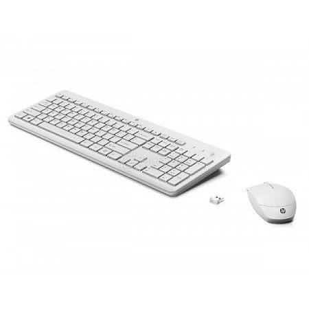 Клавиатура + мышь HP 230 3L1F0AA White