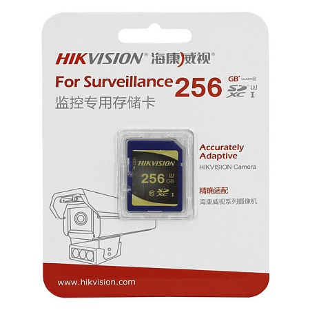 Карта памяти SD 256GB Hikvision HS-SD-P10/256G