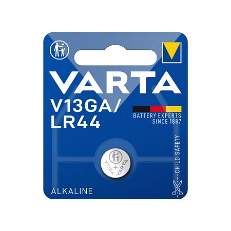 Батарейка VARTA Electronics V13GA - LR44 1.5V (1 шт) Батарейка VARTA Electronics V13GA - LR44 1.5V (1 шт)