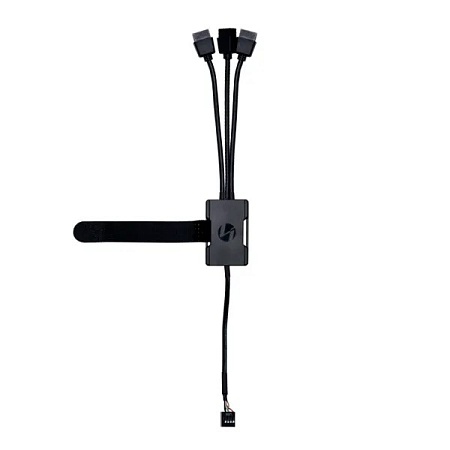 Разветвитель портов USB Lian Li USB 2.0 1-to-3 HUB Black Разветвитель портов USB Lian Li USB 2.0 1-to-3 HUB Black
