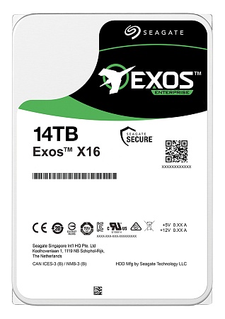 Жесткий диск 14 TB Seagate Exos X16 ST14000NM002G