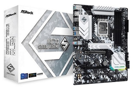 Материнская плата ASRock H670 STEEL LEGEND Материнская плата ASRock H670 STEEL LEGEND