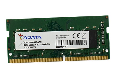 Оперативная память 4 GB 2666MHz ADATA AD4U26664G19-SGN