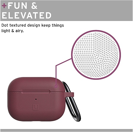 Чехол для наушников UAG Pro DOT Silicone, Aubergine 10251K314747