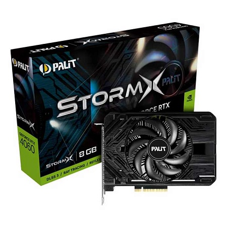 Видеокарта 8Gb PALIT RTX4060 STORMX 8G NE64060019P1-1070F