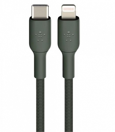 Кабель Belkin Lightning - USB-С, 1m, PVC, midnight green