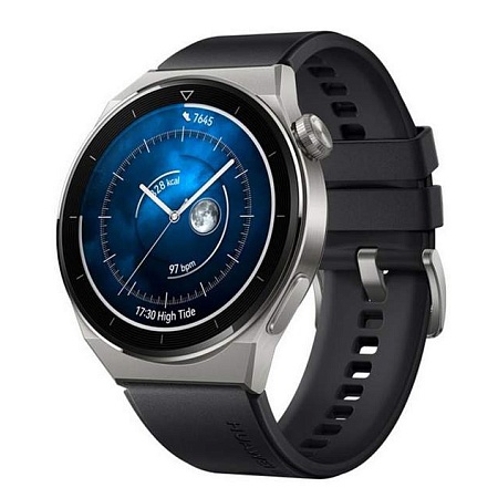 Смарт часы Huawei Watch GT 3 Pro ODN-B19 46mm Black Fluoroelastomer Strap