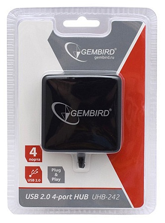 USB-разветвитель Gembird UHB-242 Black