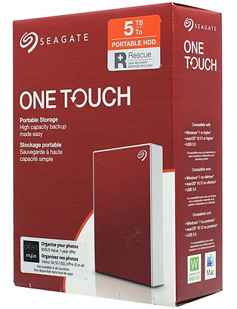 Внешний жесткий диск 5 TB Seagate One Touch STKC5000403
