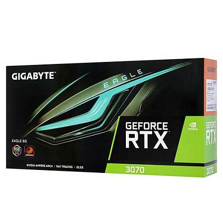 Видеокарта 8 GB Gigabyte RTX 3070 GV-N3070EAGLE-8GD REV2.0