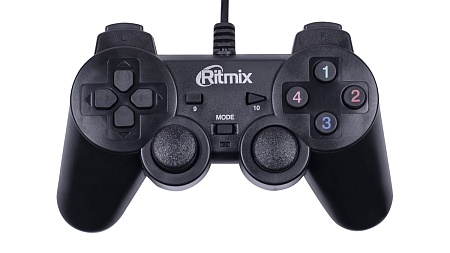 Геймпад проводной Ritmix GP-004 черный