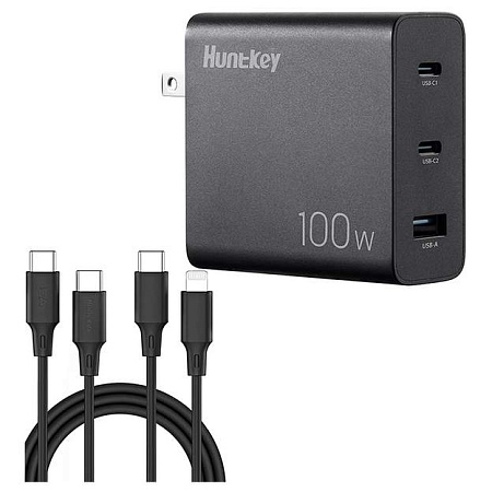 Зарядное устройство Huntkey 100W GaN Charger