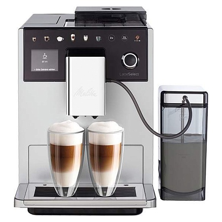 Автоматическая кофемашина Melitta Latte Select серебристая F63/0-201 EU