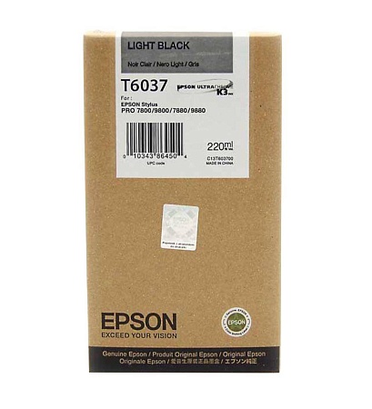 Картридж Epson C13T603700 SP-7880/9880 серый