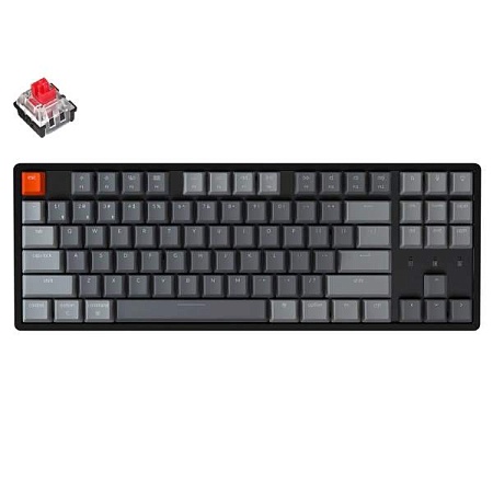 Клавиатура Keychron K8-Q1 TKL Red Switch RGB Hot-Swap Aluminum Frame Optical Wireless Клавиатура Keychron K8-Q1 TKL Red Switch RGB Hot-Swap Aluminum Frame Optical Wireless