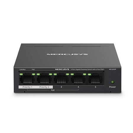 Коммутатор Mercusys MS105GP Коммутатор Mercusys MS105GP