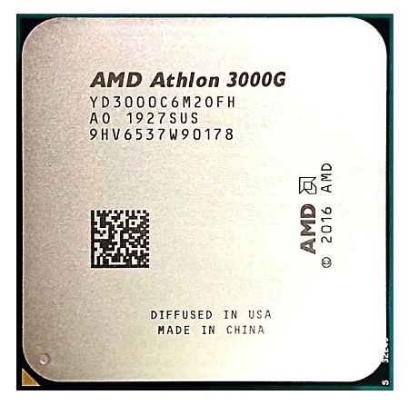 Процессор AMD Athlon 3000G YD3000C6M20FH