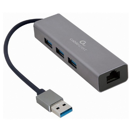 Конвертер Cablexpert USB 3.0 на 3xUSB 3.0 A-AMU3-LAN-01
