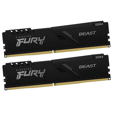 Оперативная память 32 GB kit Kingston Fury Beast KF432C16BBK2/32