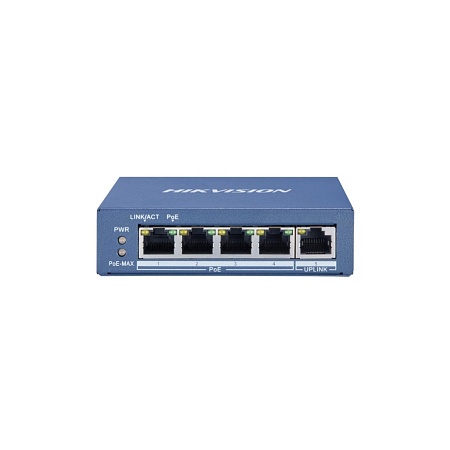 Коммутатор Hikvision DS-3E0505P-E(B)