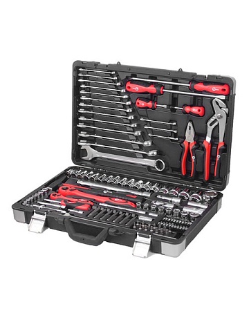 Профессиональный набор инструментов 1/4" & 1/2"; 119ед, Cr-V