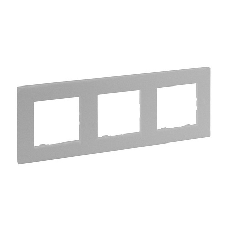 Legrand 863393 NLST Рамка 3-постовая Алюминий