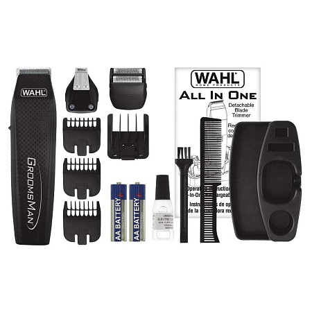 Триммер для усов и бороды Wahl Groomsman All in 1 Trimmer черный