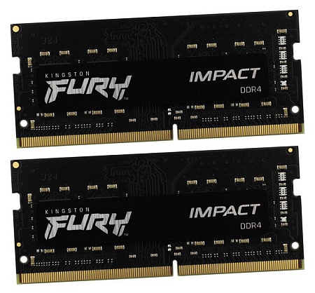 Оперативная память 32 GB kit Kingston Fury Impact KF432S20IBK2/32 Оперативная память 32 GB kit Kingston Fury Impact KF432S20IBK2/32