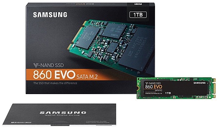 SSD накопитель 1 TB Samsung 860 EVO MZ-N6E1T0BW