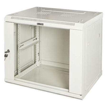 Шкаф настенный Lanmaster TWT-CBWPG-12U-6X4-GY Шкаф настенный Lanmaster TWT-CBWPG-12U-6X4-GY