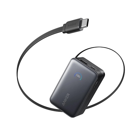 Power Bank Anker Nano 10000mAh 45W (A1638H11) Черный