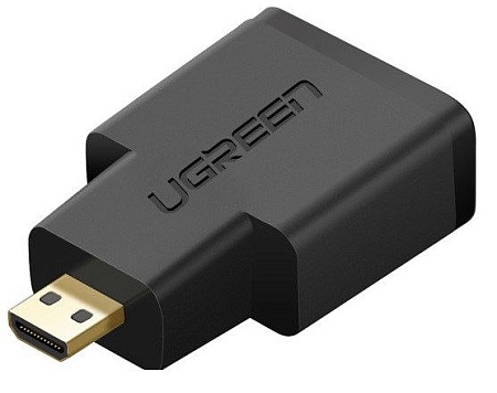 Адаптер UGREEN 20106 Micro HDMI Male to HDMI Female Adapter (Black)