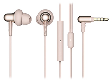 Гарнитура Xiaomi 1MORE Stylish Dual-dynamic Driver In-Ear Headphones E1025 Золото