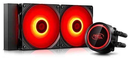 Водяное охлаждение Deepcool GAMMAXX L240T RED DP-H12RF-GL240TR