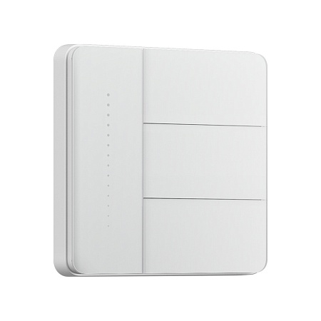 Умный настенный выключатель трехклавишный Aqara Z1 Pro white
