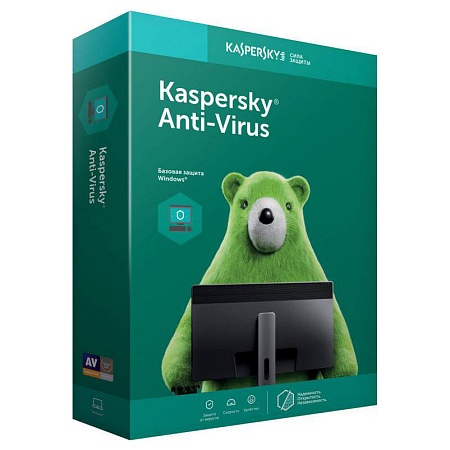 Антивирус Kaspersky Anti-Virus 2021 Box 2 пользователя 1 год продление