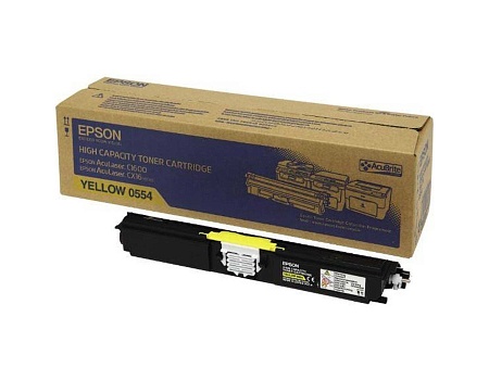 Тонер Epson C13S050558 ACULASER C1600/ CX16 желтый