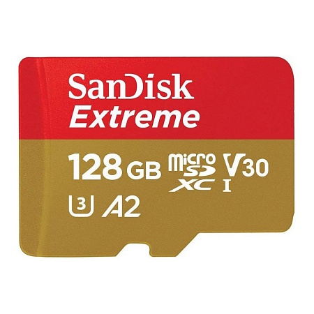 Карта памяти MicroSD 128GB SanDisk Extreme SDSQXA1-128G-GN6MA